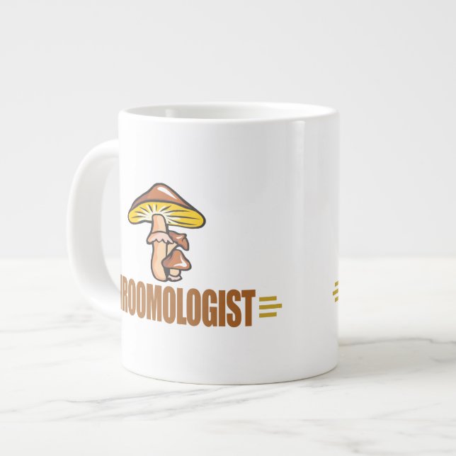 Rolig champinjon jumbo mugg (Framsida vänster)