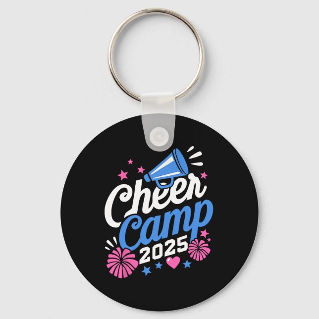 Rolig Cheer Camp 2025 Cheerleading Cheerleader Spe Nyckelring (Framsida)