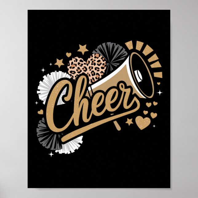 Rolig Cheerleader Glädje  Poster (Framsidan)