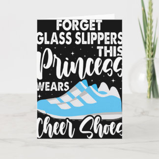 Rolig Cheerleaderdesign för tjejer Kvinnor Cheerle Kort