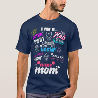 Rolig Cheerleading Mamma för Cheer Moms Cheer Squa T Shirt
