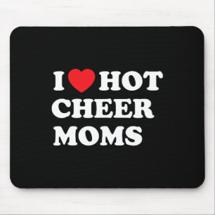 Rolig Cheerleading Tröja Jag älskar heta Cheer Mam Musmatta