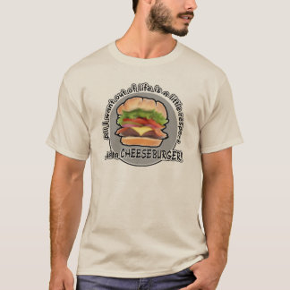 Rolig Cheeseburgerutslagsplatsskjorta T-shirt