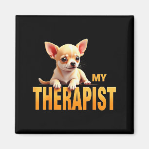 Rolig Chi Chichi Valp Min Therast Chihuahua Hund Magnet