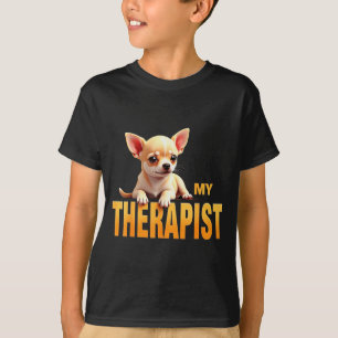 Rolig Chi Chichi Valp Min Therast Chihuahua Hund T Shirt