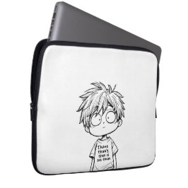 Rolig Chibi Anime Pojke Elektronikväska Laptop Fodral