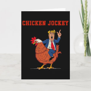 Rolig Chicken Jockey Trump-meme Kort