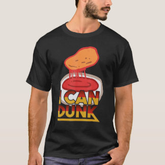 Rolig Chicken Nugget T-Shirt Jag Kan Duka För Bask