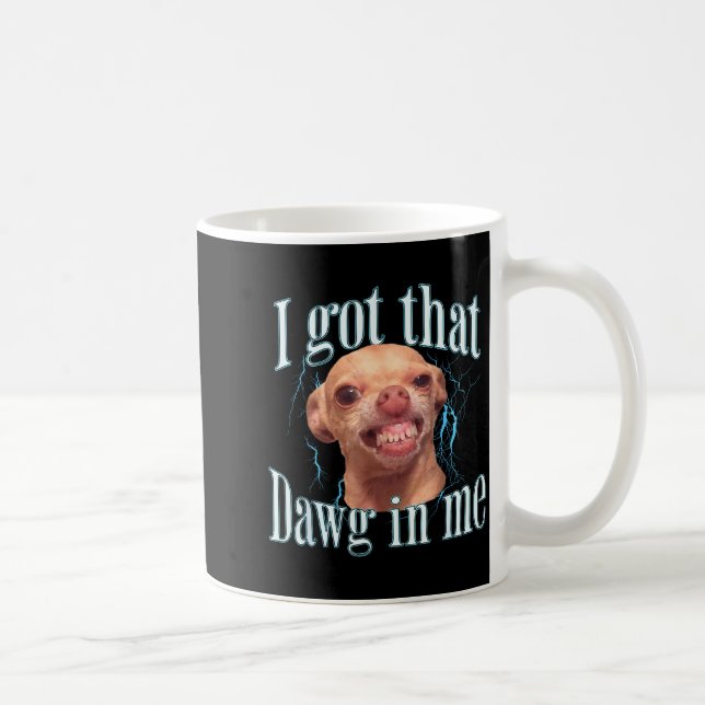 Rolig Chihuahua-meme  Kaffemugg (Höger)