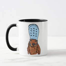 Rolig Chihuahua-meme som bär Croc-mugg Mugg
