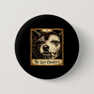 Rolig chihuahua meme tarot hund rökande cigarett knapp