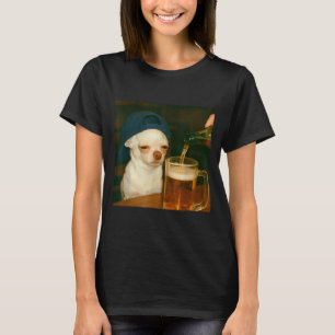 Rolig Chihuahua Öl Meme Hund Reaktion Humor Rolig T Shirt
