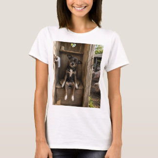 Rolig Chihuahua Selfie Gård Kvinnors T-Shirt