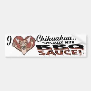 Rolig ChihuahuaBBQ Bildekal