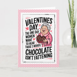 Rolig choklad Alla hjärtans dag humor Kort