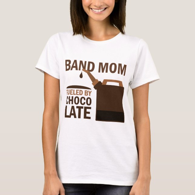 Rolig) choklad för musikbandmamma ( t-shirt (Framsida)