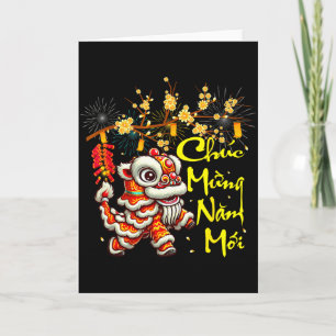 Rolig Chuc Mung Nam Moi Gott vietnamesiskt nytt år Kort