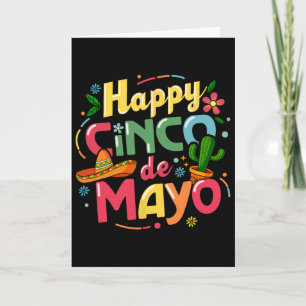 Rolig Cinco De Mayo Tröja Låter Fiesta Squad 5 De  Kort