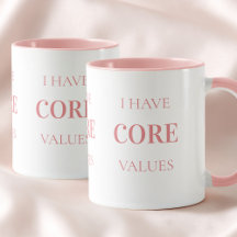 Rolig Citat Enkel Typografi Rosa Pilates Mugg