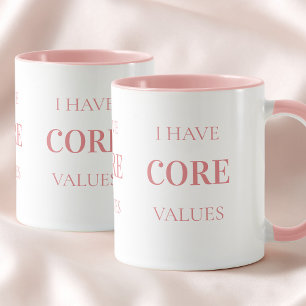 Rolig Citat Enkel Typografi Rosa Pilates Mugg