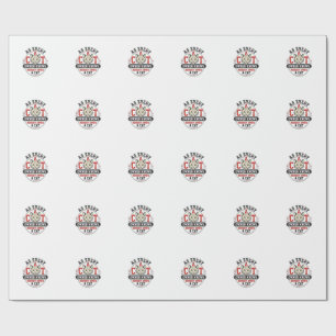 Rolig Citat för Kattägare Vintage Gravyr Design_1 Presentpapper
