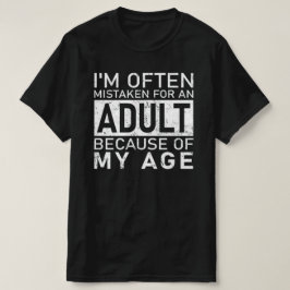 Rolig Citat För Vuxna – Jag Blir Ofta Förväxlad Me T Shirt