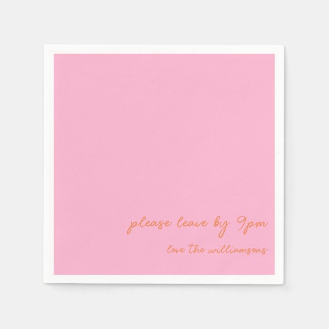 Rolig Citat Introvert Humor Anpassningsbar Rosa Or Pappersservett (Framsidan)