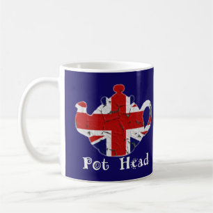 Rolig Citat Kaffe Te Muggar Pot Head Brittisk