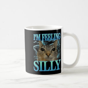 Rolig Citat Kattälskare Jag Känner Mig Dum Katt Me Kaffemugg