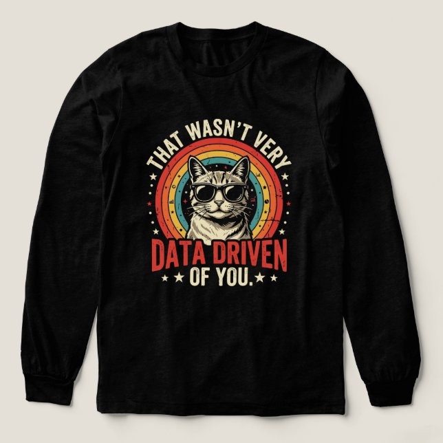 Rolig Citat om Dataanalytiker Som Inte Var Mycket  T Shirt (Design framsida)