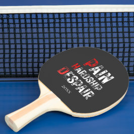 Rolig citat om doktorsexamen, smärta, svårigheter pingisracket
