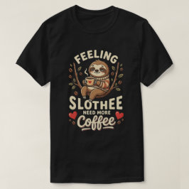 Rolig Citat Om Kaffe En Dag Utan Kaffe Har Jag Ing T Shirt