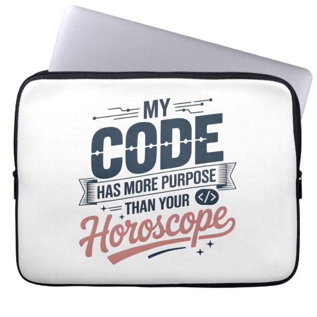 Rolig Citat om Kodning AI Programmerare Design Laptop Fodral (Framsidan)