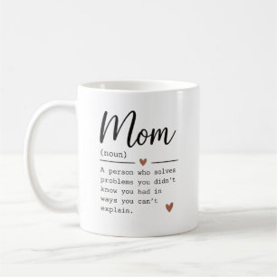 Rolig Citat om Mamma Definition Kaffemugg
