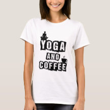 Rolig Citat om Yoga och Kaffe för Välbefinnande