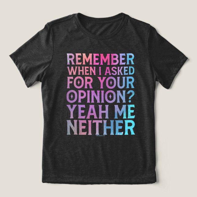 Rolig Citat Sassy Attityd T Shirt (Design Framsida)