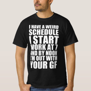 Rolig citat schema t shirt