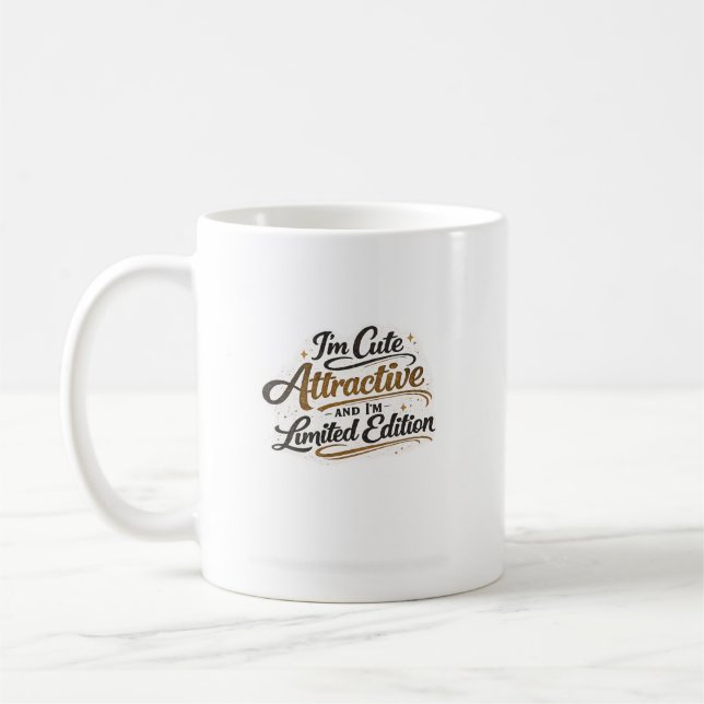 Rolig Citatdesign för Självförtroende Kaffemugg (Vänster)