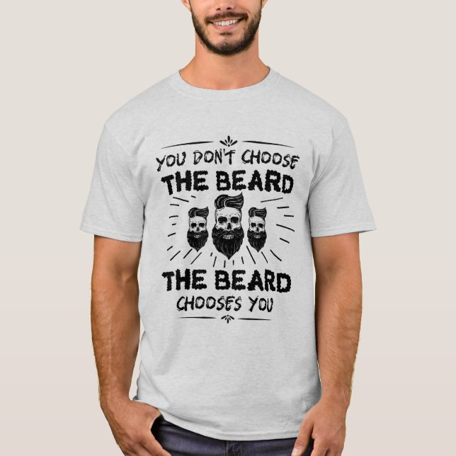 Rolig citationsteckenskäggT-tröja T Shirt (Framsida)