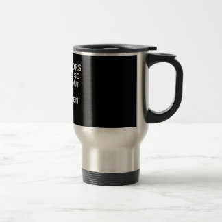 Rolig citationsteckentravel mug resemugg