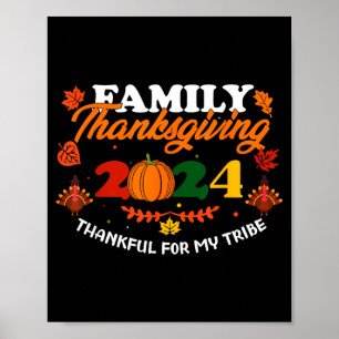 Rolig Citatpresent Familj Thanksgiving 2024 T Poster