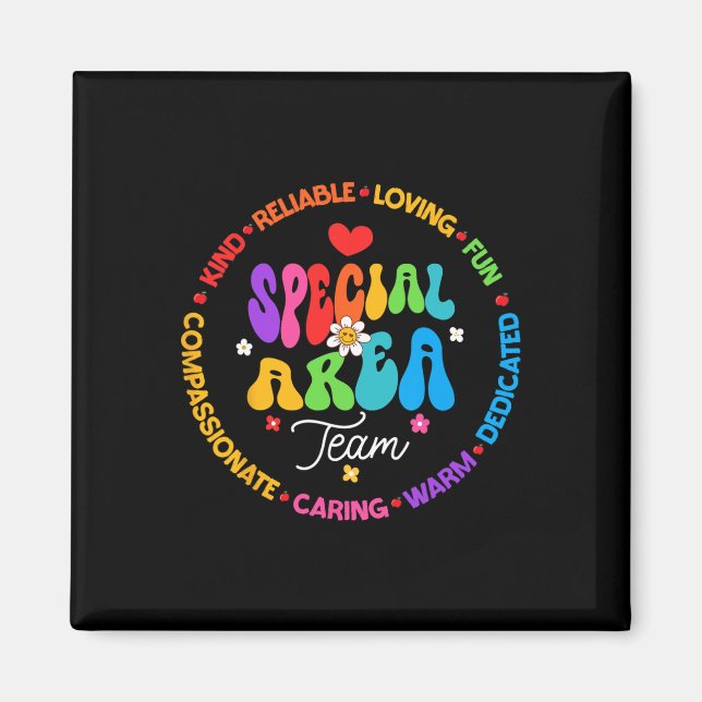 Rolig Ck Till Skolan Lärare Tacksamhet Special Ar Magnet (Framsidan)