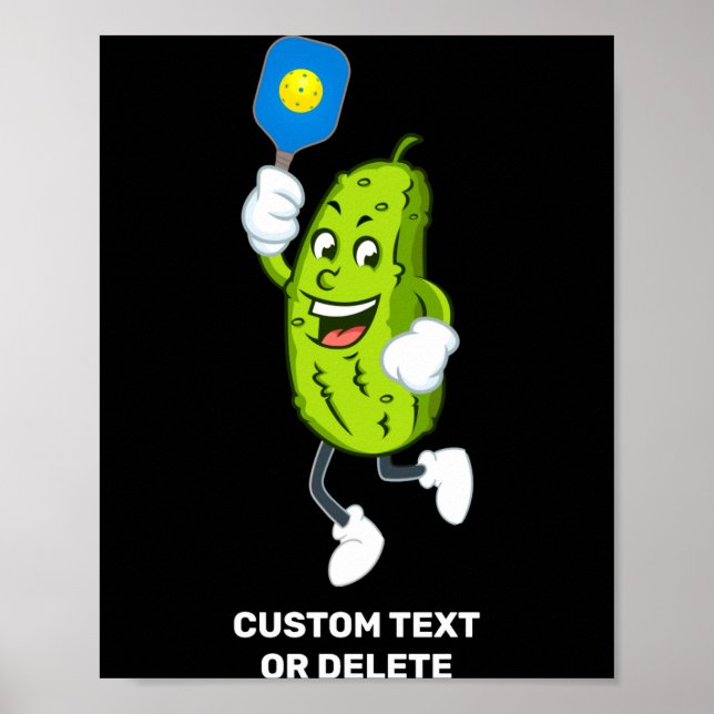 Rolig Ckle Spelar Ckleball Text  Poster (Framsidan)