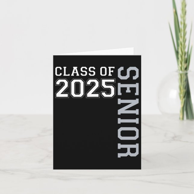 Rolig Cl Av 2025 Seniorer 2025 Utexaminerad Högsko Kort (Framsida)