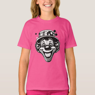 Rolig Clown Logo – Upp-och-ned-vänd mössa & Tunga- T Shirt