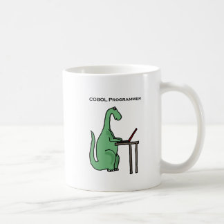 Rolig COBOL programmerareDinosaur Kaffemugg