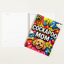Rolig Cockapoo Mamma Planerare