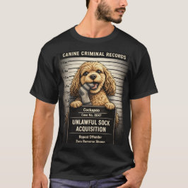 Rolig Cockapoo Signalmenten T-Shirt Present