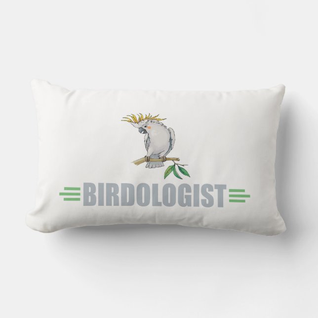 Rolig cockatiel lumbarkudde (Framsida)