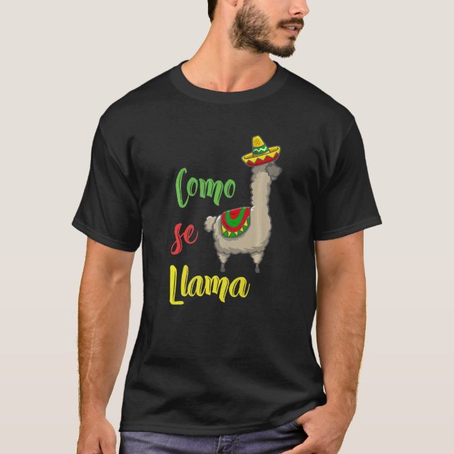 Rolig Como Se Llama  Cinco De Mayo Mexikansk T Shirt (Framsida)